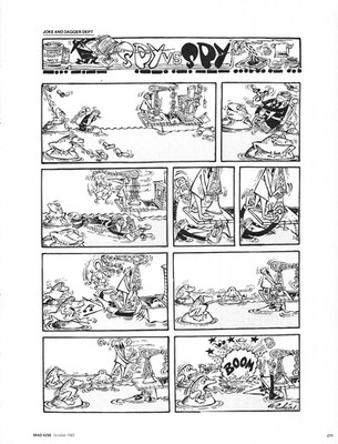 SPY VS. SPY COMIC STRIP Pin-Up 1st Appeared in 10/1985 MAD Magazine #258