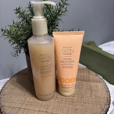 Mary Kay Satin Hands Hand Care Set Scrub, Moisturizer  Shea Cream 7.3/3/2.1 oz