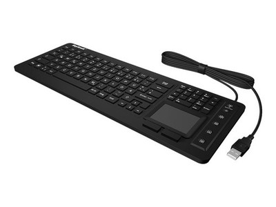 KeySonic KSK-6231 INEL Standard USB Membran-Schlüsselschalter QWERTZ Weiß 2.0
