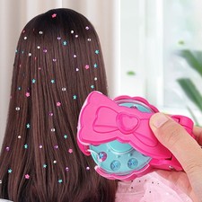 Glitter Diamond StyliSP Tools Hair Gemstone Styling Set,No Heat Required Styling