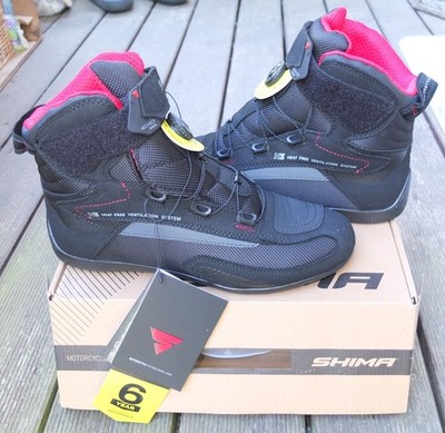 SHIMA EXO Motorrad Schuhe Leder Gr. 46