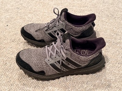 Adidas Ultra Boost 4.0 Game of Thrones House Stark Men's size 10 sneakers Gray