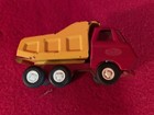 Vintage 1974-75 TONKA DUMP TRUCK 5" Pressed Steel Red Cab Yellow (#256A) — photo 2