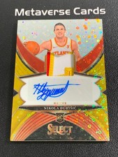 2024-25 Panini Select Nikola Durisic Patch Auto RC Rookie Gold Sparkle 10/10