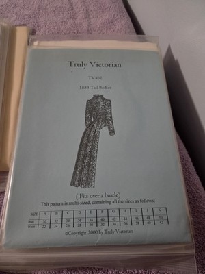 Truly Victorian Pattern TV462 1883 Tail Bodice