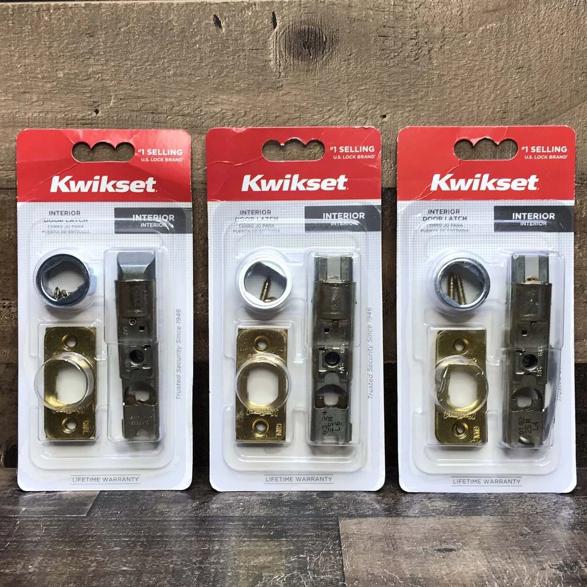 Kwikset Replacement Interior Door Latch Kit 19843 81826-001 *Lot