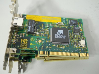 Four 3Com Etherlink 10/100 3C509C-TXM network interface cards NIC