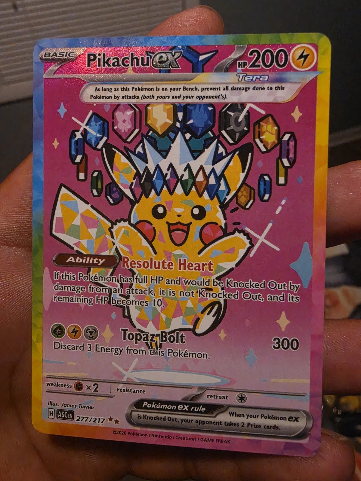 Pikachu ex - Ascended Heroes #277 Price & Value ($369.06) | PokeScope