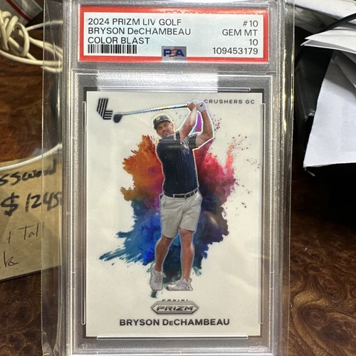 2024 Panini Prizm LIV Color Blast Bryson DeChambeau #10 card