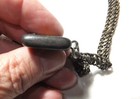 FANTASTIC VINTAGE ANTIQUE BRAIDED  SILVER NECKLACE WITH LOCKET AND PHOTO — photo 8