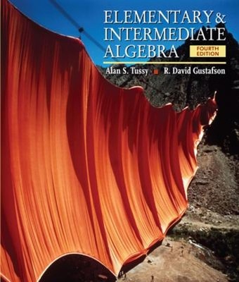 Elementary and Intermediate Algebra Alan S., Gustafson, R. David