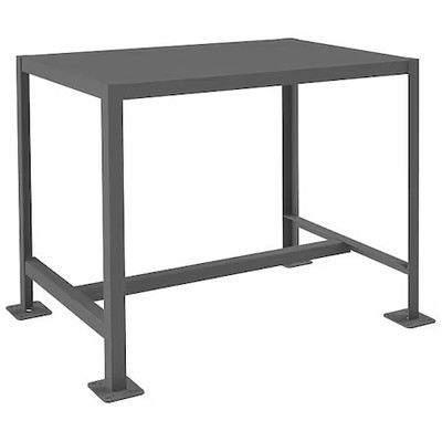 Durham Mfg Mt243630-2K195 Fixed Work Table, Steel, 36'' W, 24'' D