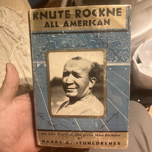 Knute Rockne All American by Harry A. Stuhldreher 1931 Hardcover - Picture 1 of 4