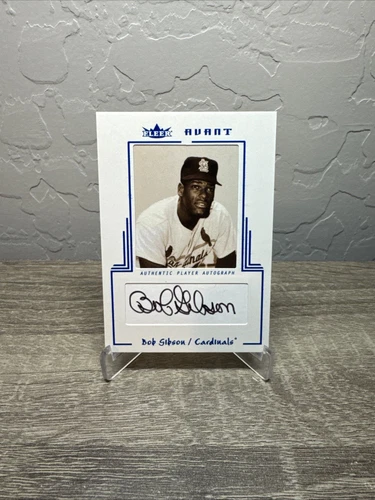2003 Fleer Avant Bob Gibson Auto /250 #AAC-BG St. Louis Cardinals HOF
