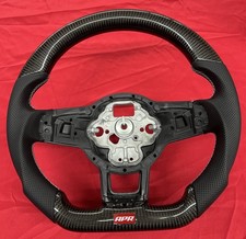 Apr Ms100206 Steering Wheel Carbon Fiber Leather  For Vw Golf R Gti Jetta