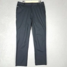 Rhone Commuter Pants Adult 35 x 31 Black Chino Golf Travel Stretch Office Men's