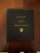 Jaguar 420 Service Manual Vintage Folder Book E. 1431
