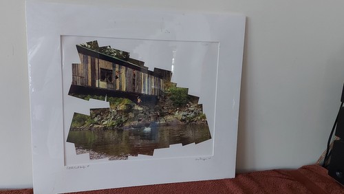 Fotocollage "Off the Scott Bridge, VT" von Gene Dwiggins (2002) – 53×46 cm