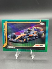 2025 Topps Chrome Formula 1 - F1 Cars Lando Norris #77 Teal Refractor /299