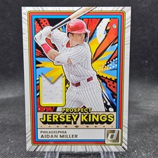 Aidan Miller 2026 Donruss Baseball Prospect Jersey Kings Phillies #PJK-JM