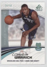 2005 SP Game Used Edition Blue Spectrum 34/50 Hakim Warrick #142 Rookie RC 0u4