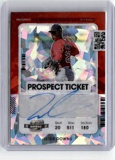 2021 Panini Contenders Prospect Optic Cracked Ice Ticket 16/23 Jeter Downs Auto