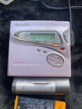 Sharp MD MT770 Pink Portable MiniDisc Player Japan Tested Working Rare