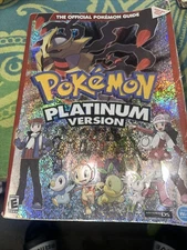 Pokémon Platinum Version Official Strategy Guide Holo Cover DS