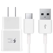 Wall Charger Plug Type-C Charging & 3FT USB Cable For Samsung Galaxy S22 Note20