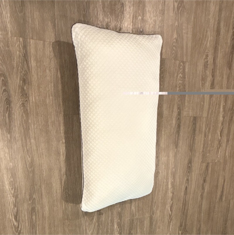 White Diamond Quilted Body Pillow - Rectangular Body Size Pillow