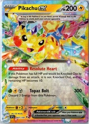 Pikachu ex 057/191 Surging Sparks Double Rare Holo