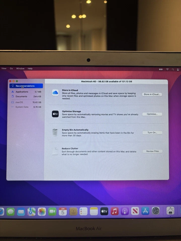 Apple MacBook Air 13" · i5 5th gen 1.8 GHz · 8GB · 128GB, photo 3 of 5