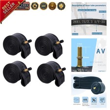 Vulcanized 4-Pack Inner Tubes for 26/27.5/29 Inch Bikes - Air Tight  Reliable