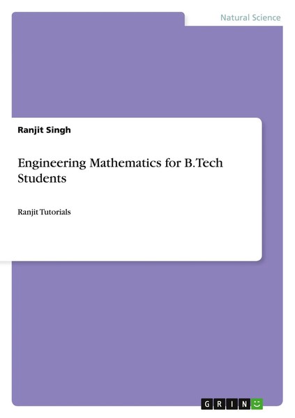 Ranjit Singh | Engineering Mathematics For B.Tech Students | Taschenbuch (2014)-image