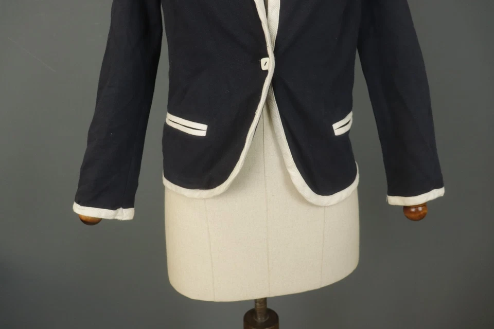 Lacoste черный хлопок длинным рукавом одна кнопка спереди официальный блейзер куртка размер 36 - Изображение 3 из 4