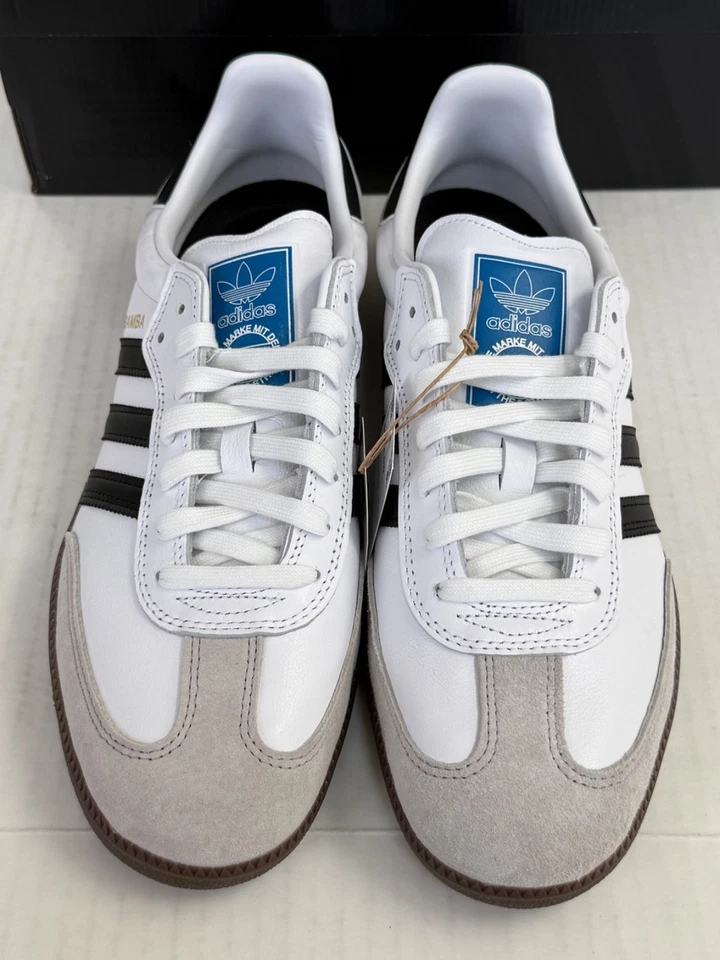 Nuevo Adidas SAMBA ADV Blanco Núcleo Negro Goma Hombre’s GZ8477 Skatboarding Foto 2 de 4