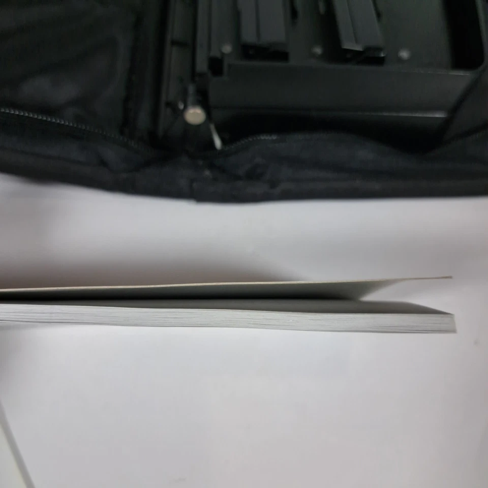 Scrabble Game Folio Edition TRAVEL with Zipper Case Snap-In Tiles No Tile Bag  - Image 3 of 4