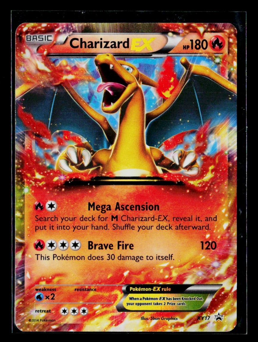 Pokemon TCG Charizard EX XY17 Black Star Promo