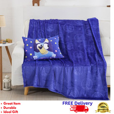 Character Kids 2-Piece Pillow Pocket and Throw Set Soft Fleece Blanket  Pillow