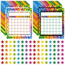 66 Pack Classroom Incentive Chart with 2080 Star Stickers for Kids - Reward C...
