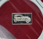 Vintage 1924 Vauxhall Car - 1.6 Gram .925 Sterling Silver Mini Bar Ingot Coin