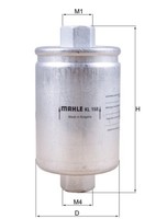 Mahle KL 158 Kraftstofffilter FüR Buick,Cadillac,Chevrolet,Daewoo,Daimler,Fso,Gm
