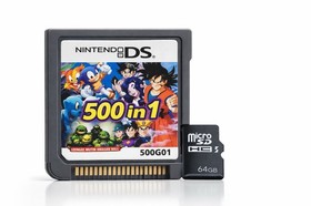500 in 1 Nintendo DS 3DS Game Card 64GB Super Combo Plug & Play DS Lite