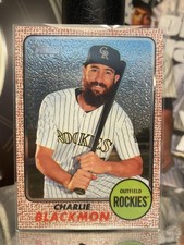 2017 Topps Heritage Charlie Blackmon #THC-433 Rockies Chrome /999