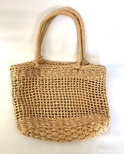 Wicker Straw Beach Summer Tote Hand Bag with Handles