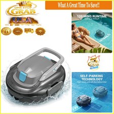 Cordless Robotic Pool Cleaner S7 with Dual Mo...