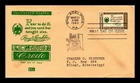 US COVER AMERICAN CREDO BENJAMIN FRANKLIN FDC KOLOR KOVER TORN BACK