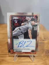 2025 Topps Chrome Update Blade Tidwell Auto RC Rookie #AC-BT Giants
