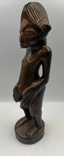 African Rustic Hand Carved Wooden Fertility Tribal Folk Art Figure Ethnic Vgc