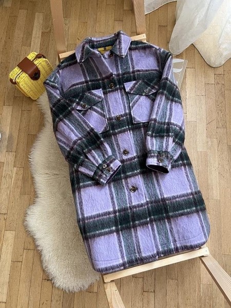 Women White Stuff Coat Lilac 40 / L / 48